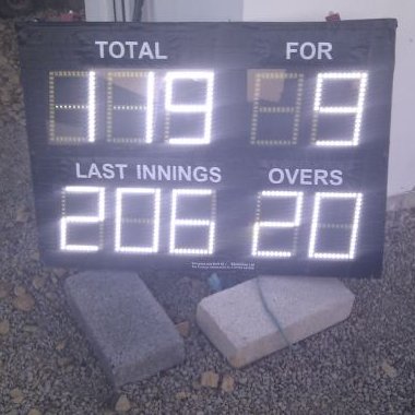 stainboroughscorecard Stain on us ... scoreboard at Stainborough